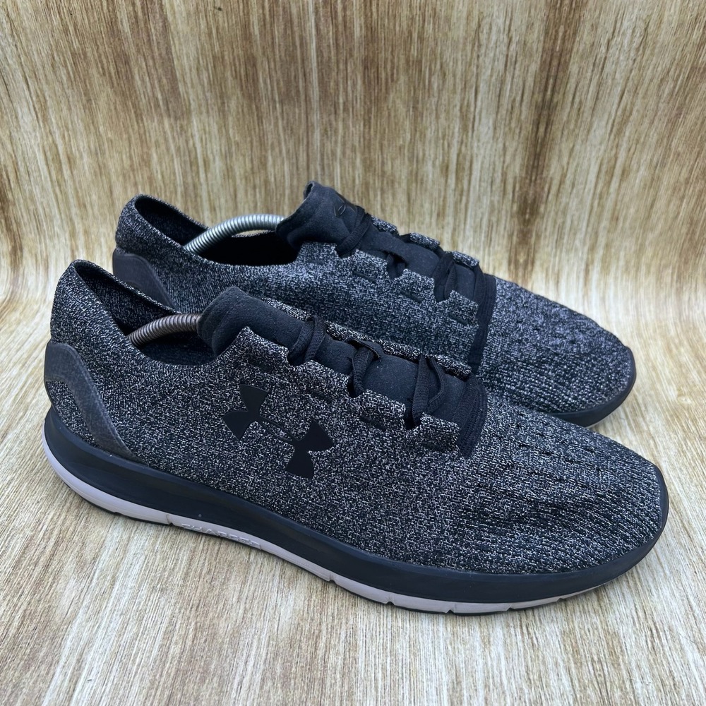 Under Armour Speedform Slingride Men's Size 13 Glacier Gray Black 1281998-003